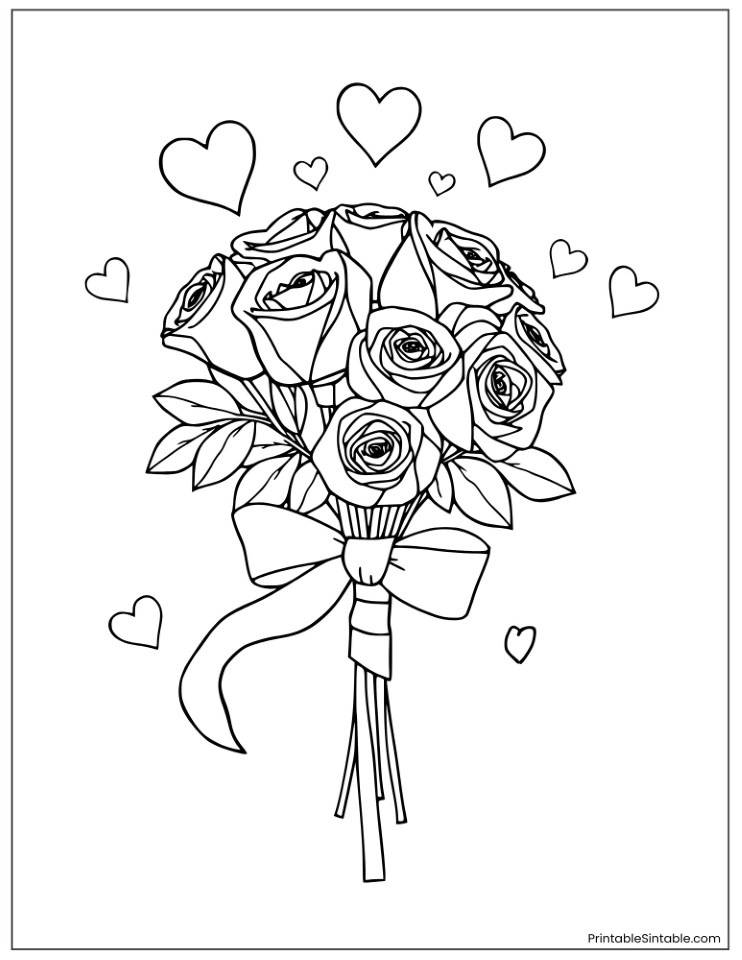 beautiful rose bouquet for valentine’s day