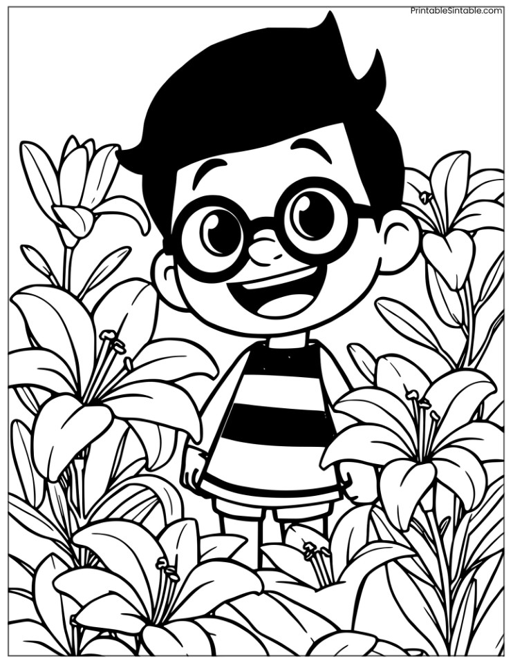 funny the loud house character with lilies