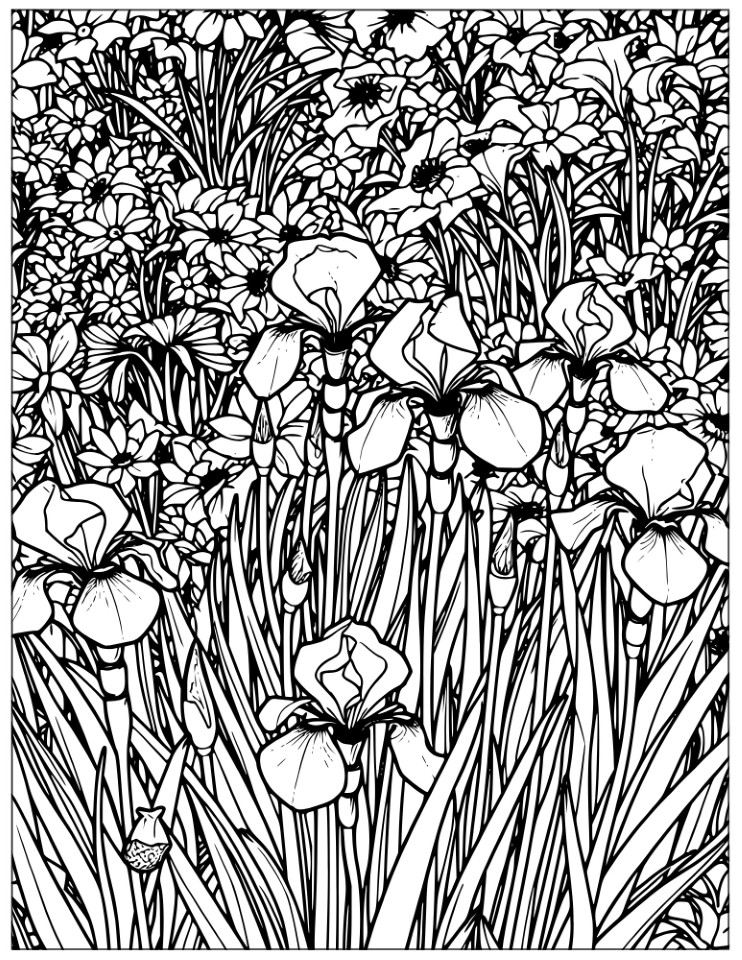 perennial iris flowers for adults