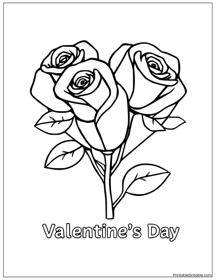 simple valentine’s day rose