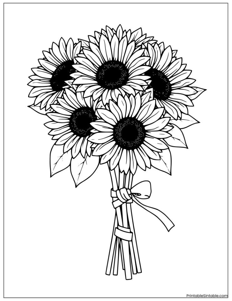 sunflower bouquet